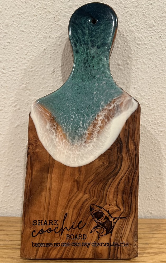 Ocean Epoxy Charcuterie Board 9x4