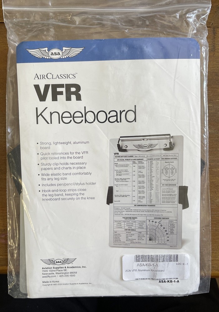 VFR Pilot Kneeboard - ASA-KB-1-A
