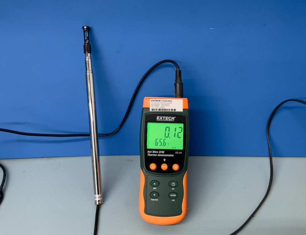 Extech SDL350 Hot Wire CFM Thermo-Anemometer