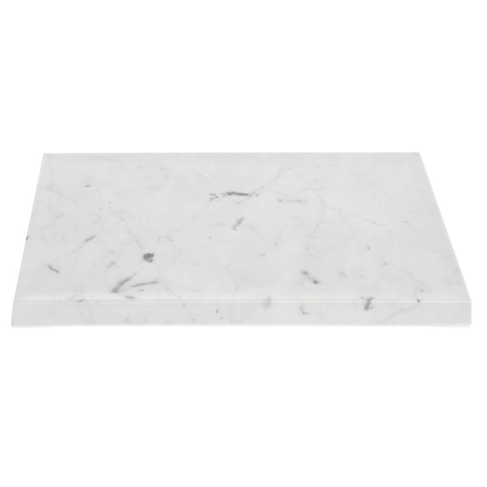 HUBERT Marble Melamine Replacement Top for Rectangular Riser - 10 1/2"L x 6