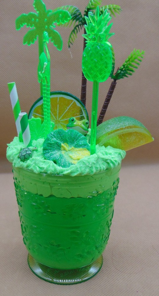 "Creamy Lime Island" Fake Bake  Cocktail
