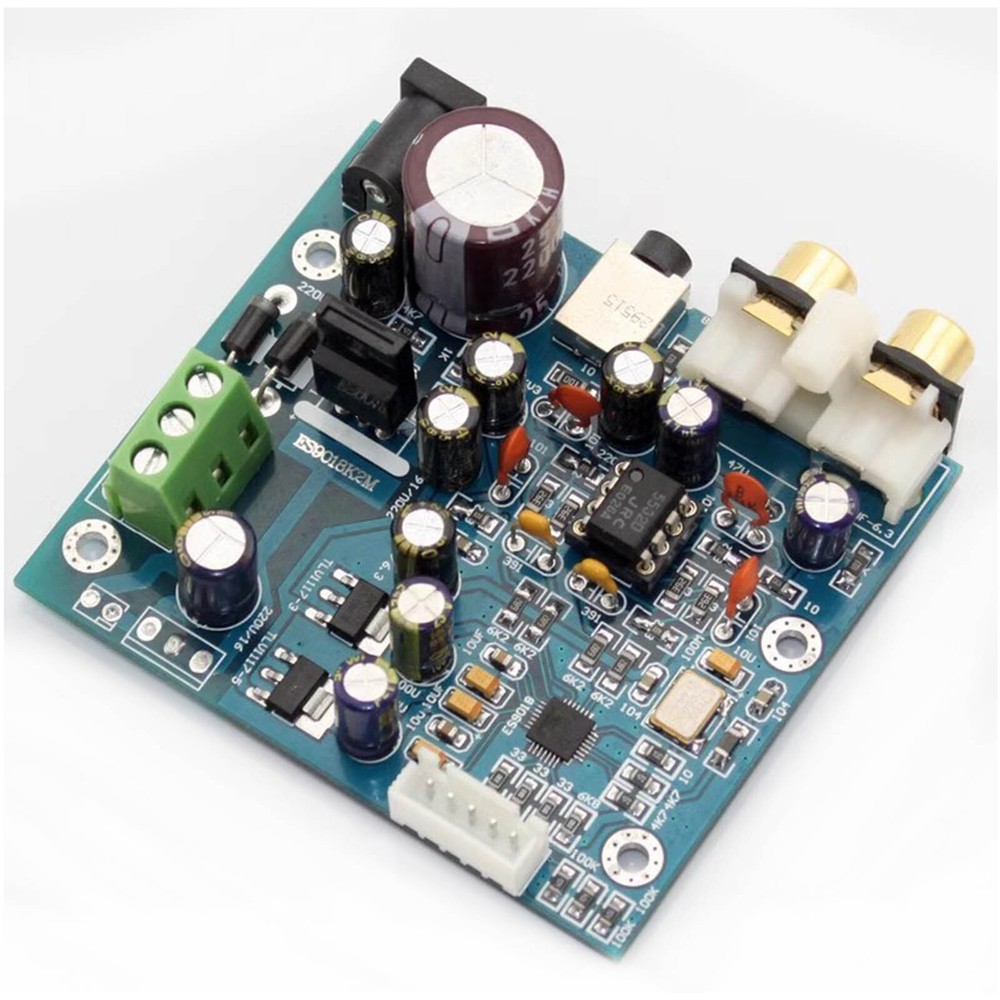 1pc ES9018K2M ES9018 I2S Input Decoder Board NE5532 Op Amp