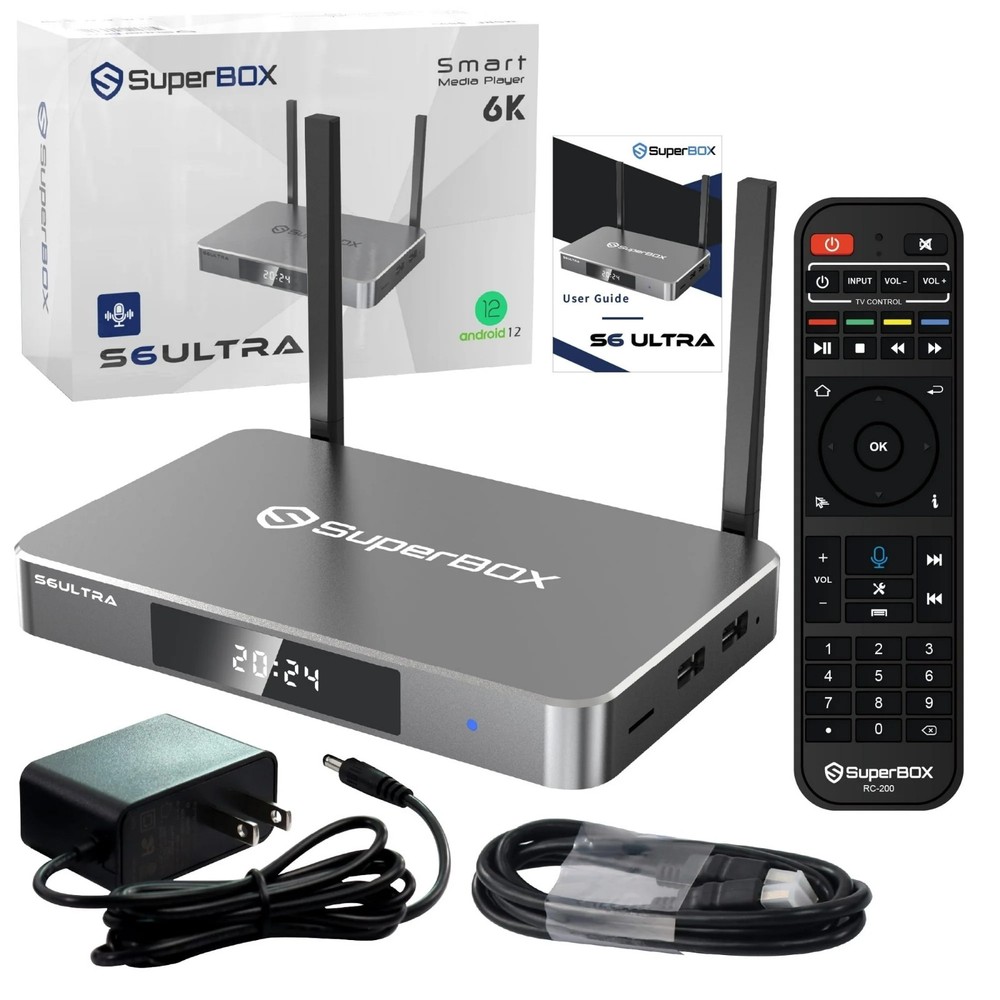 SuperBox S6 Ultra 128GB Android TV Box | Authorized Distributor | Same Day Ship