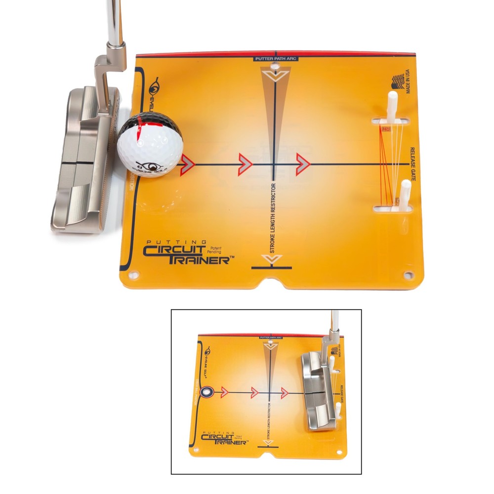 EyeLine Golf Putting Mirror Circuit Trainer, Portable Alignment Training Aids