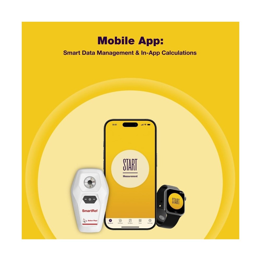 SmartRef Digital Refractometer by Anton Paar – High-Precision Brix & Wort