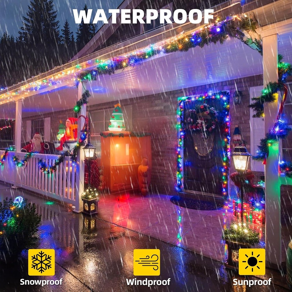 XTF2015 262FT 800 LED Christmas String Lights, 262 FT, Multicolor