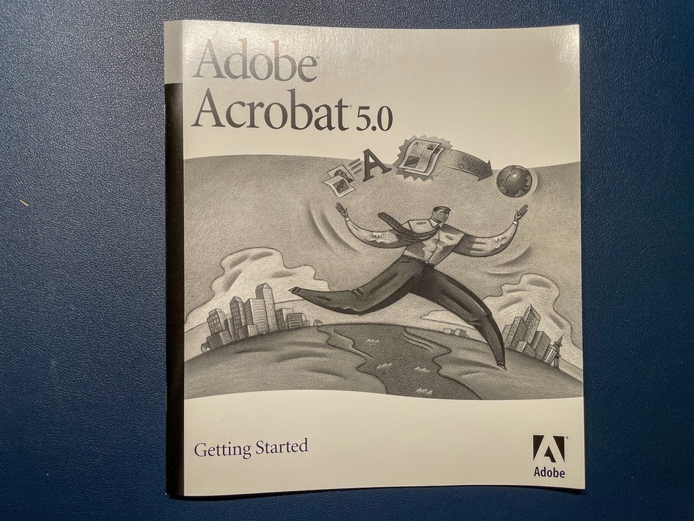 Adobe Acrobat 5.0 Education Version Apple Mac OS with Serial and Box, Complete