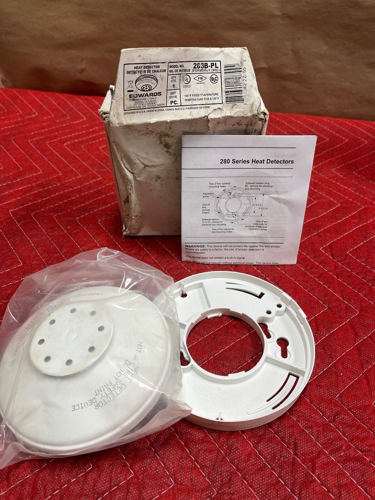 New Edwards Heat Detector 283B-PL OLD BOX