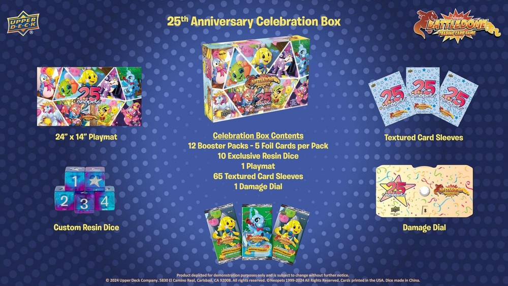 NEOPETS BATTLEDOME TCG: 25TH ANNIVERSARY CELEBRATION 4-BOX CASE