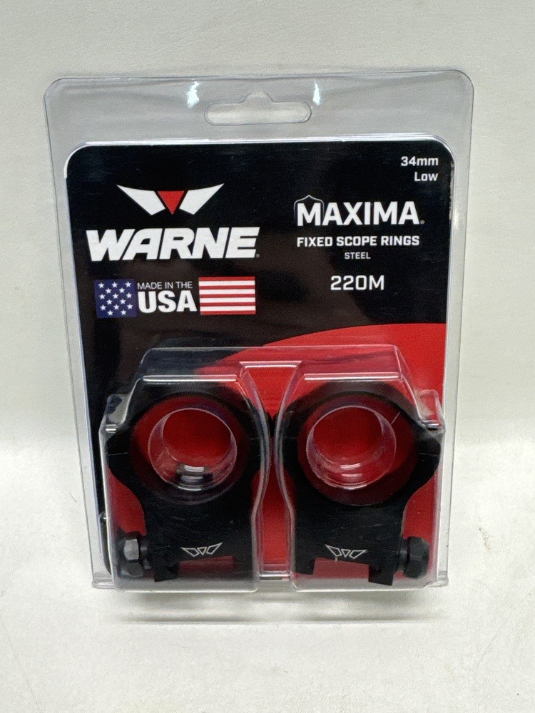 Warne 34MM low Rings