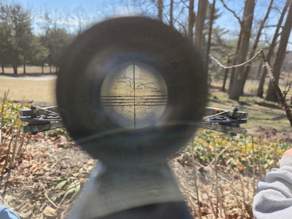 Centerpoint Sniper XT390 crossbow, case, target, & accessories