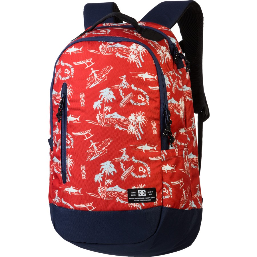 DC Trekker Backpack, Mermaid Print Red/Blue New