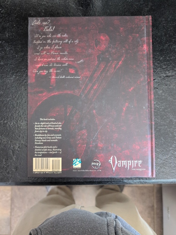 Vampire The Requiem Core Book + 3 Sourcebooks RPG Hardcover
