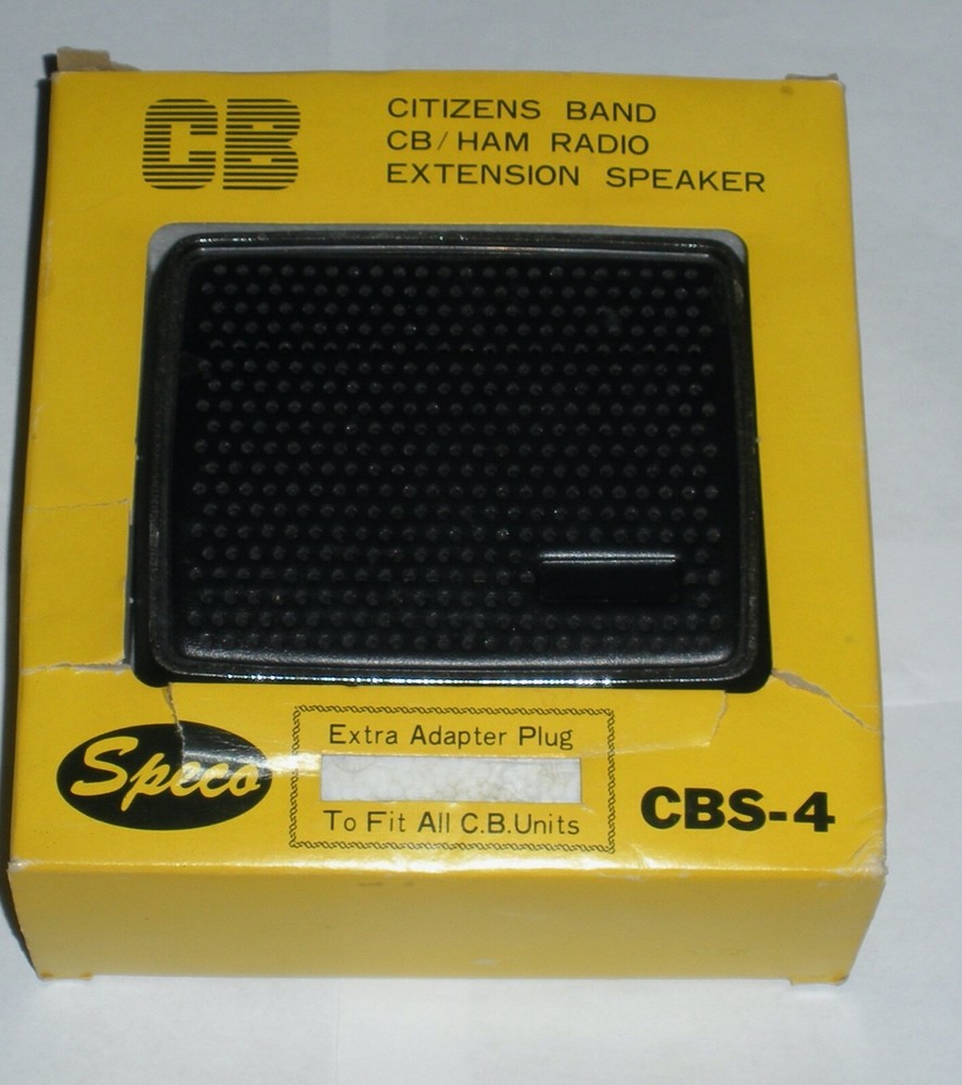 Speco CBS-4 External CB /Ham Radio Extension Speaker