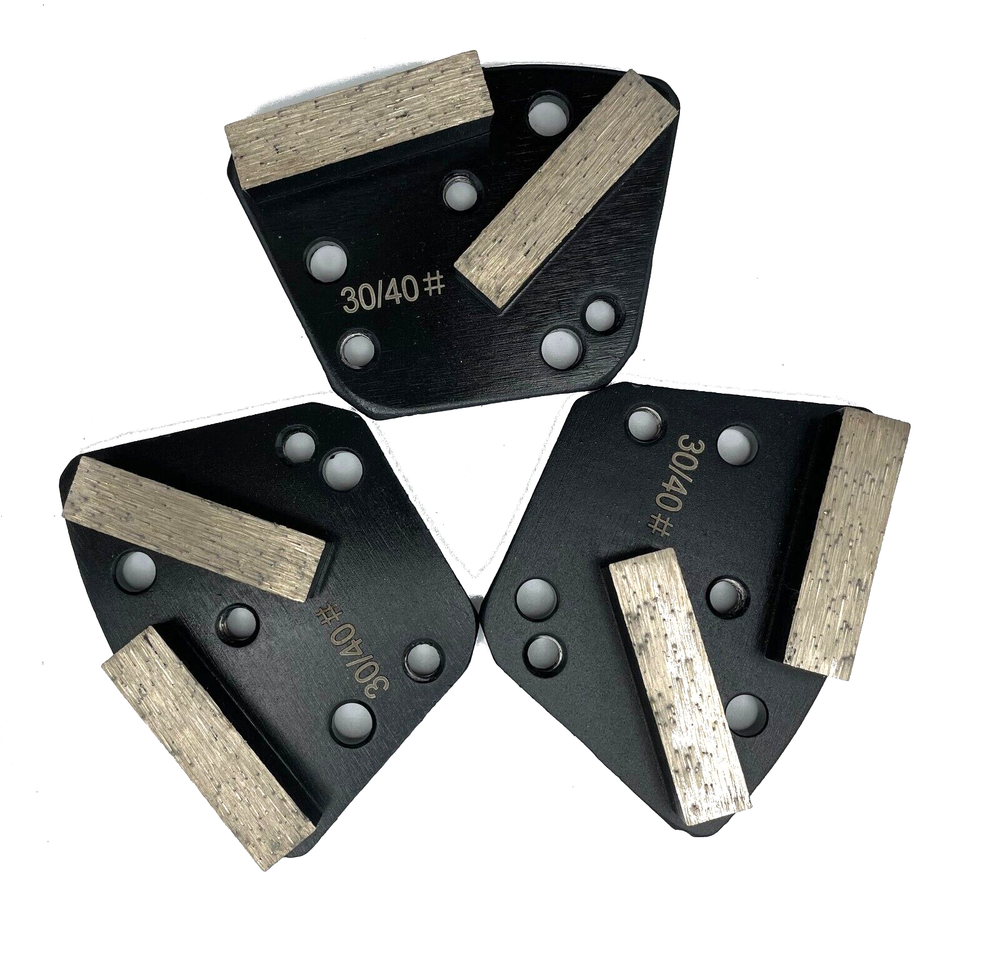 6PK Bolt on Trapezoid Diamond Grinding Disc for Concrete Grinders Medium Bond