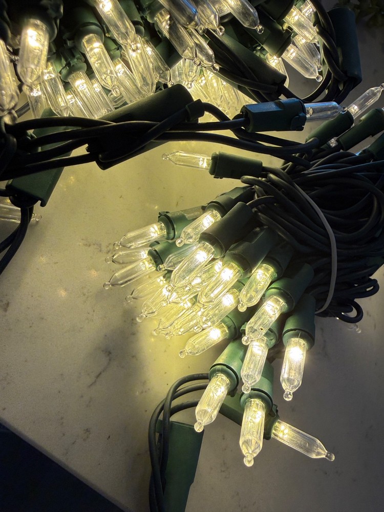 Holiday Time 200 SYNC 8-Function Warm White LED Mini String Lights 42.2-Feet