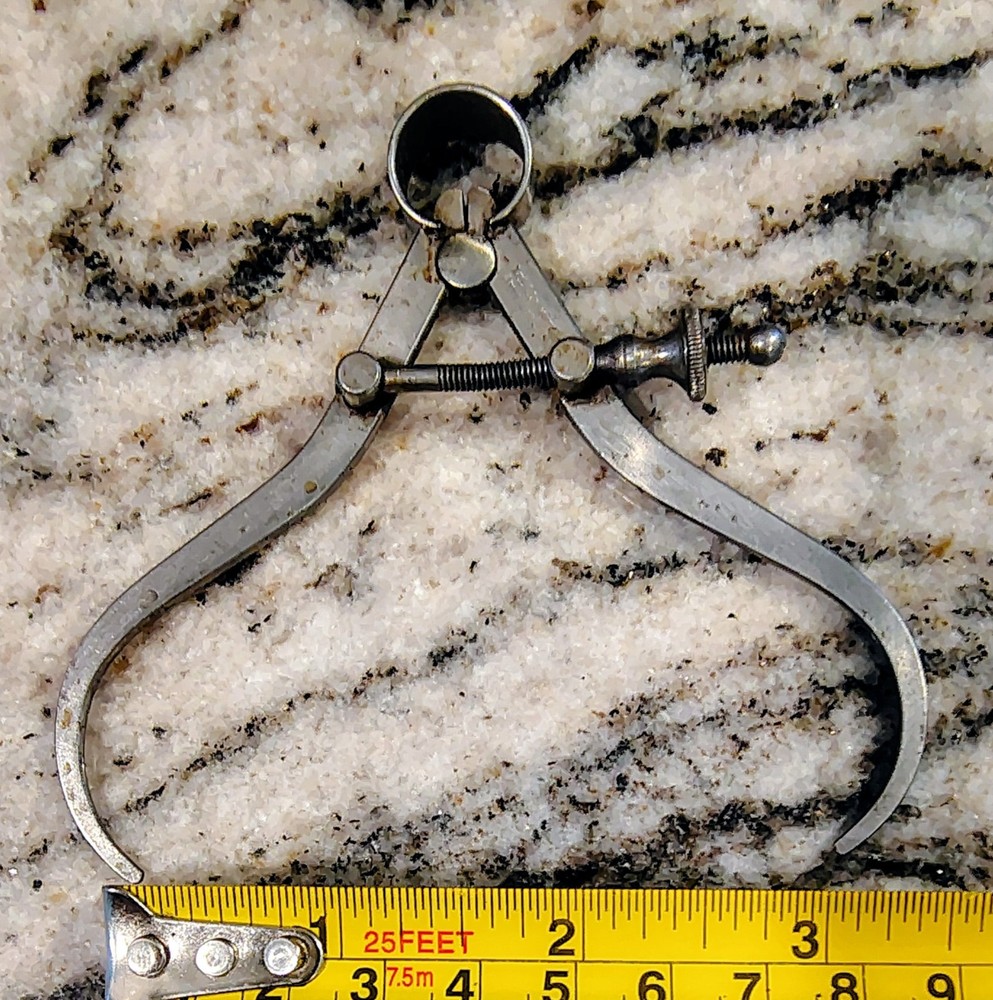 🗽VINTAGE MINI STARRETT 3" OD CALIPER