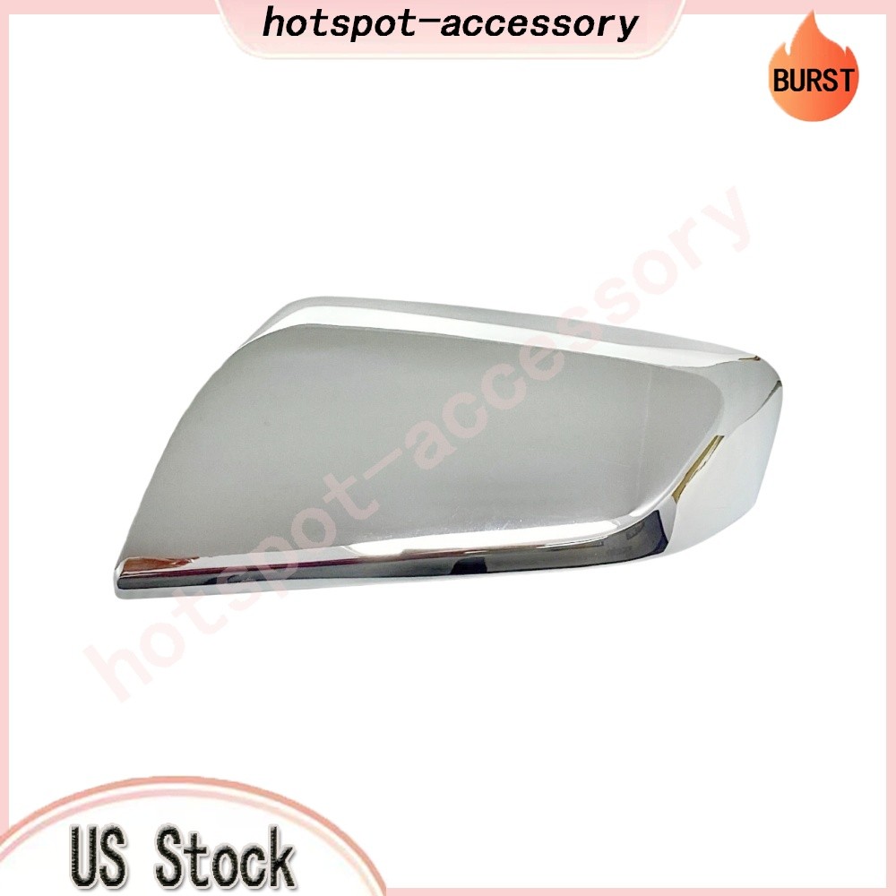 Left Side Driver Side Mirror Cover Cap For 2014-2019 Chevrolet IMPALA Chrome