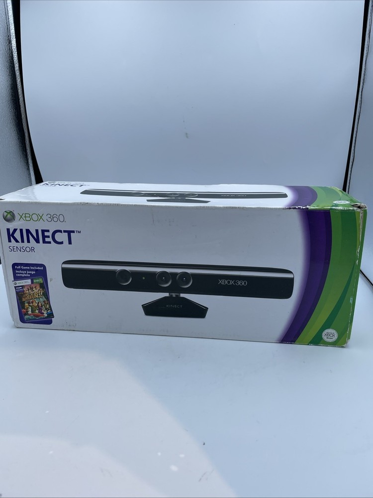Xbox 360 Kinect Sensor Open Box, Damaged Box