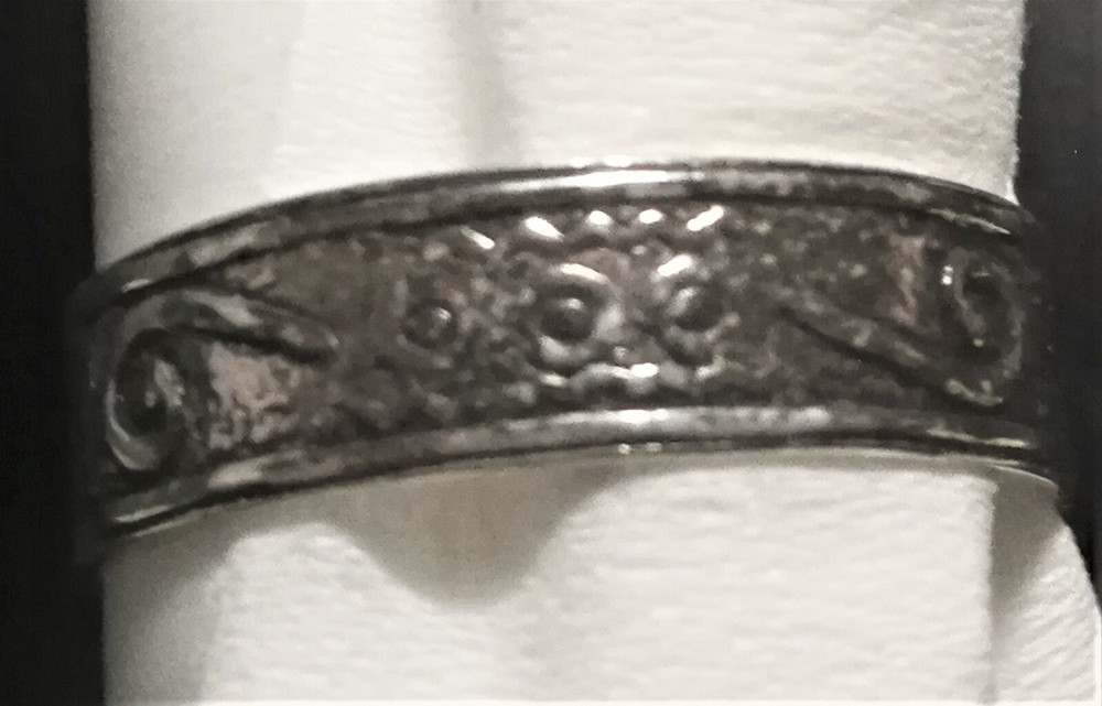 Adjustable New Silver Ring From Thailand--size 9