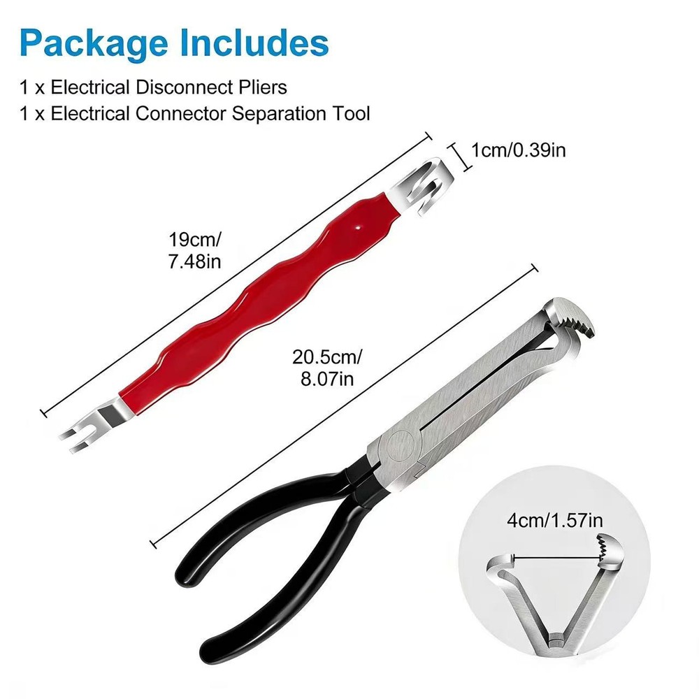 Electrical Disconnect Pliers Connector Separator Terminal Plug Removal Tool Kit