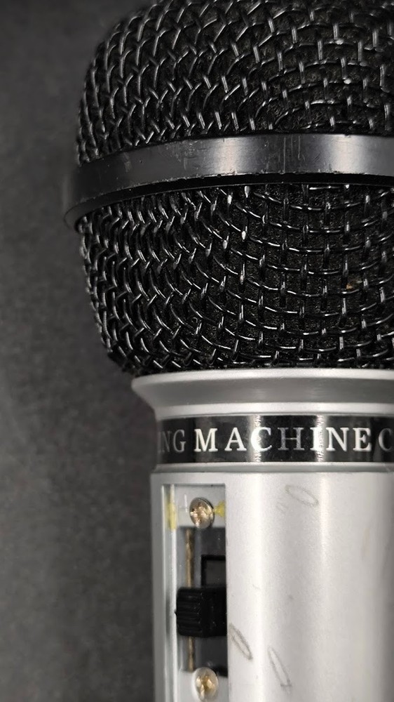 The Singing Machine Co. INC Microphone Used Working Silver