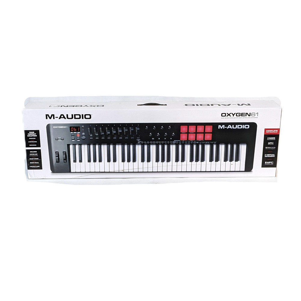 M-Audio Oxygen61 Electronic 61 Key Keyboard USB MIDI Controller (OXYGEN61MKV)