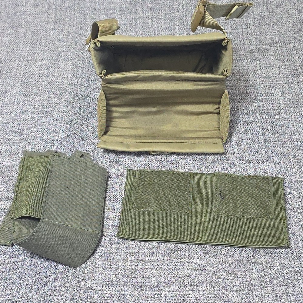West Slope Binocular Bag / Pouch Green Great Condition