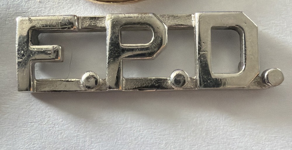 F.P.D.  1/2" collar lapel uniform pins