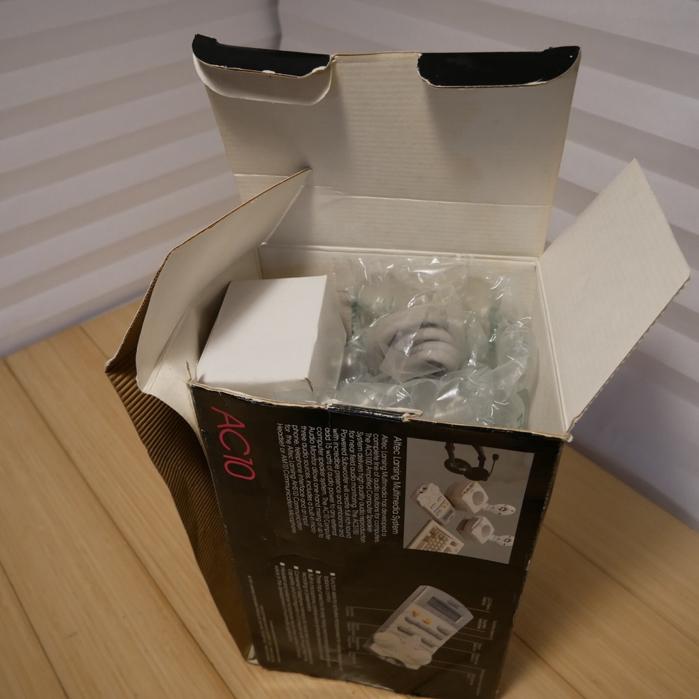 Rare 1994 Vintage Altec Lansing Computer Audio Controller AC10 with original box