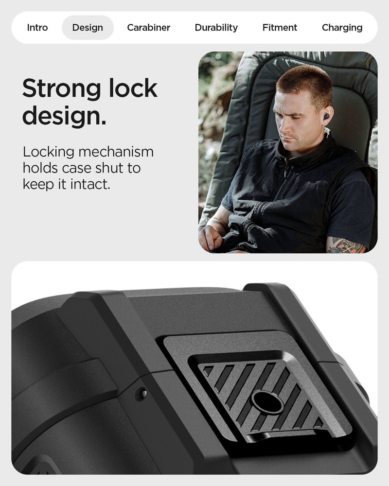 For Pixel Buds 2a | Spigen Lock Fit Case