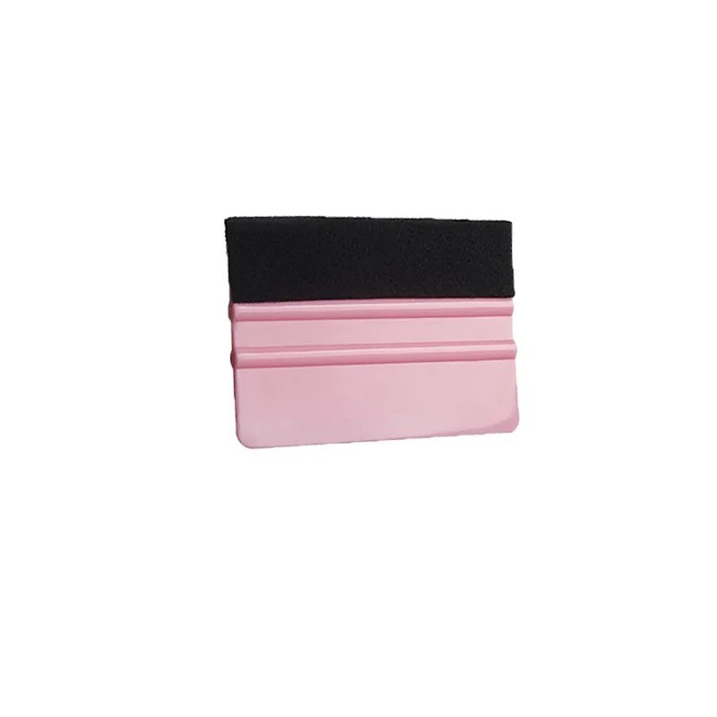 Felt Edge Squeegee Window Tinting Tool Car Vinyl Wrap Scraper Plastic Spatula