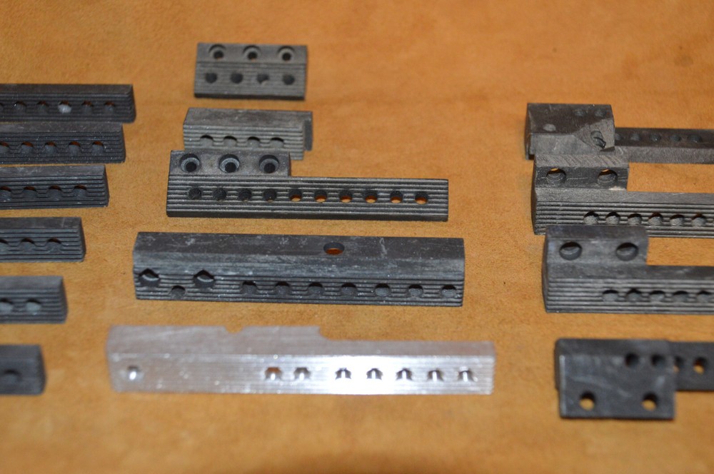 Central Target Sight Bases for Flat-sid Receiver Rifles, Steel, Parkerized, NEW.