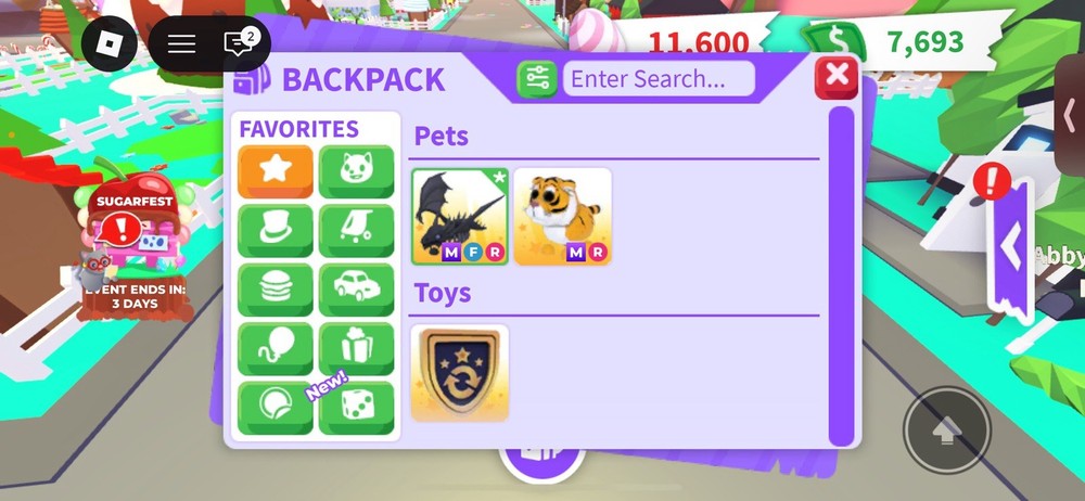 Adopt Me! Mega neon fly ride shadow dragon