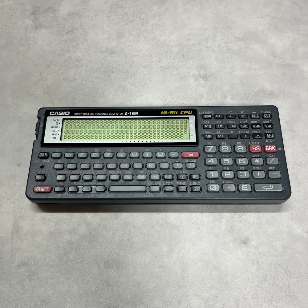 Casio Z-1GRA Pocket Computer Super College Working Tested Good!!