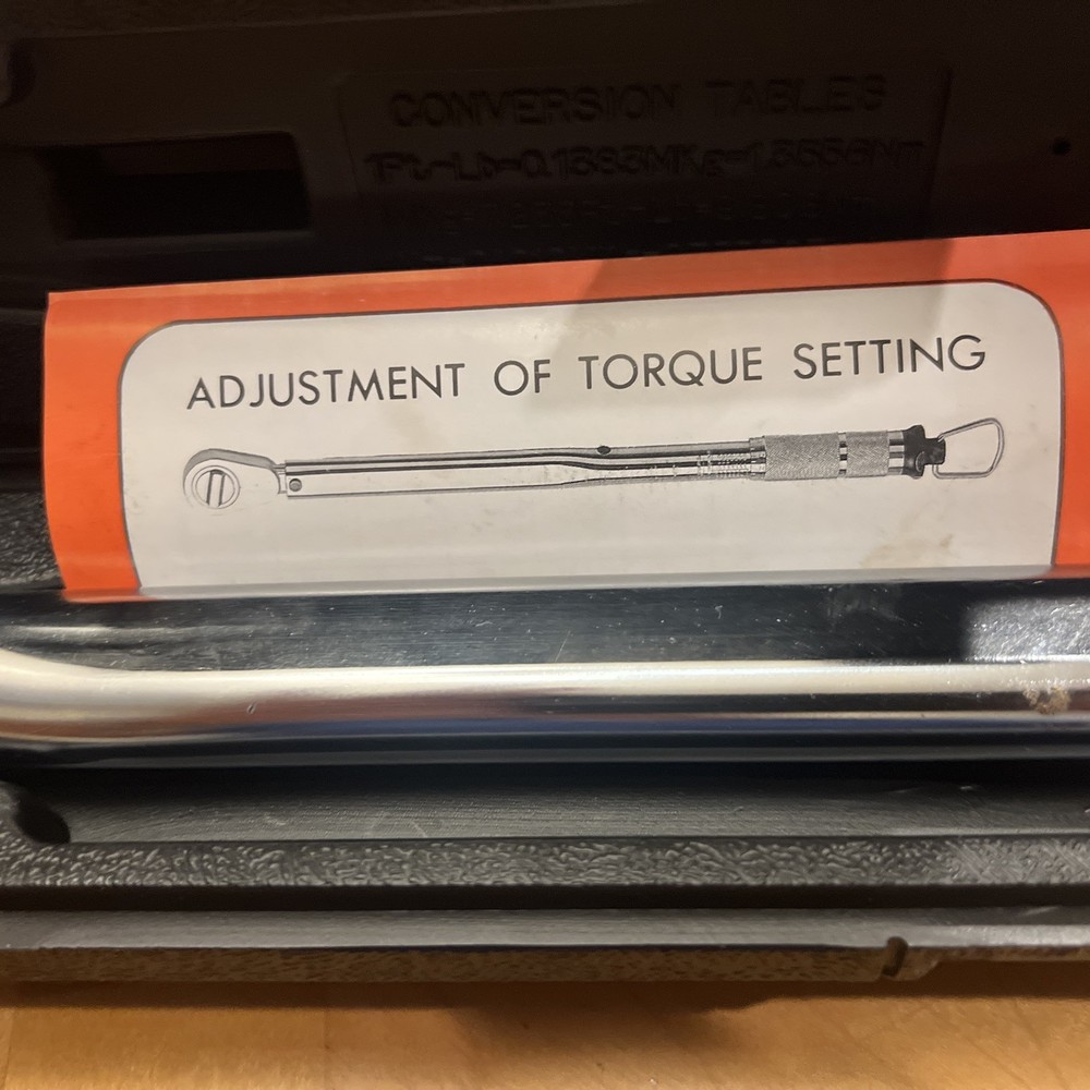 Torque Wrench With Case
