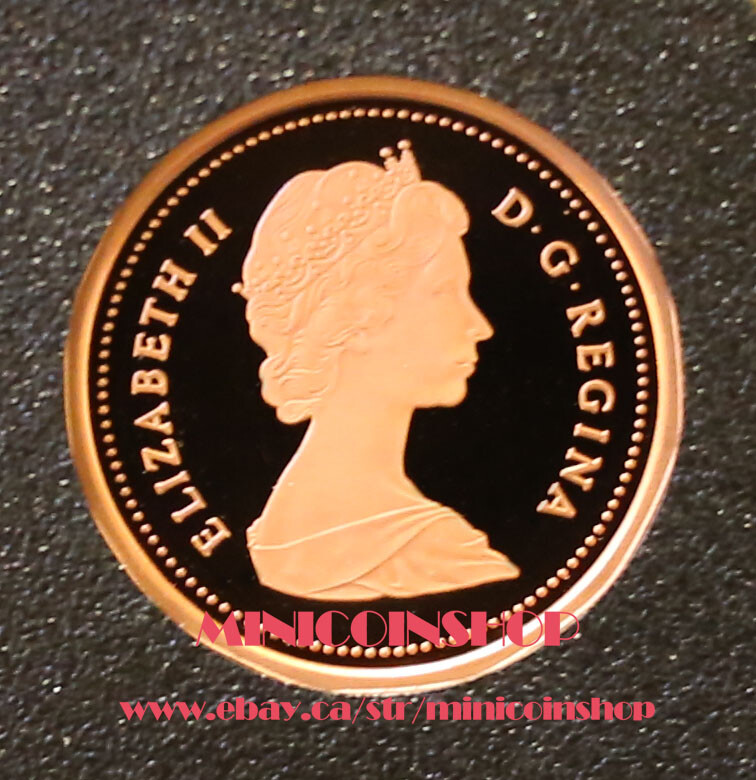 Canada 1987 Proof Penny Small Cent Coin BU