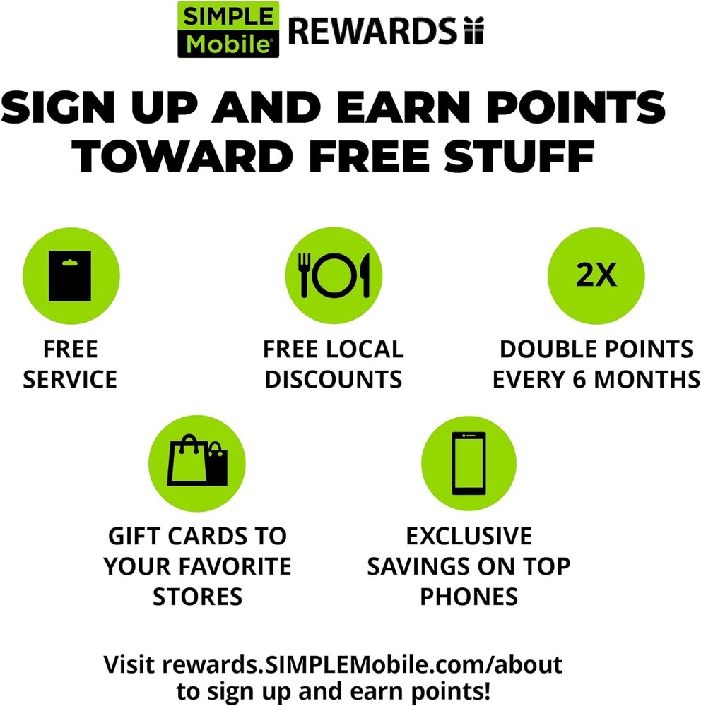 Simple Mobile Prepaid Sim Card Kit (4G LTE Network)