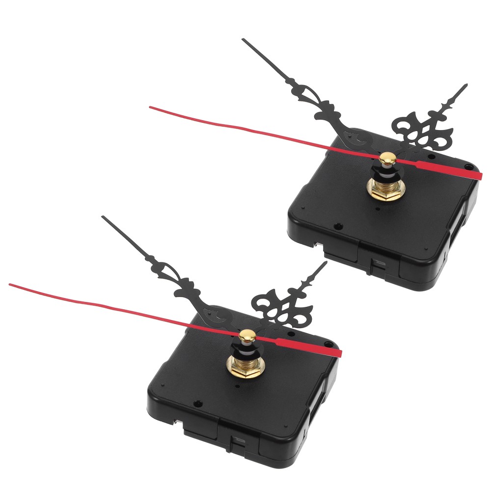 2 Sets Cross Stitch Bell Core Clock Mechanism Kit Battery Operated