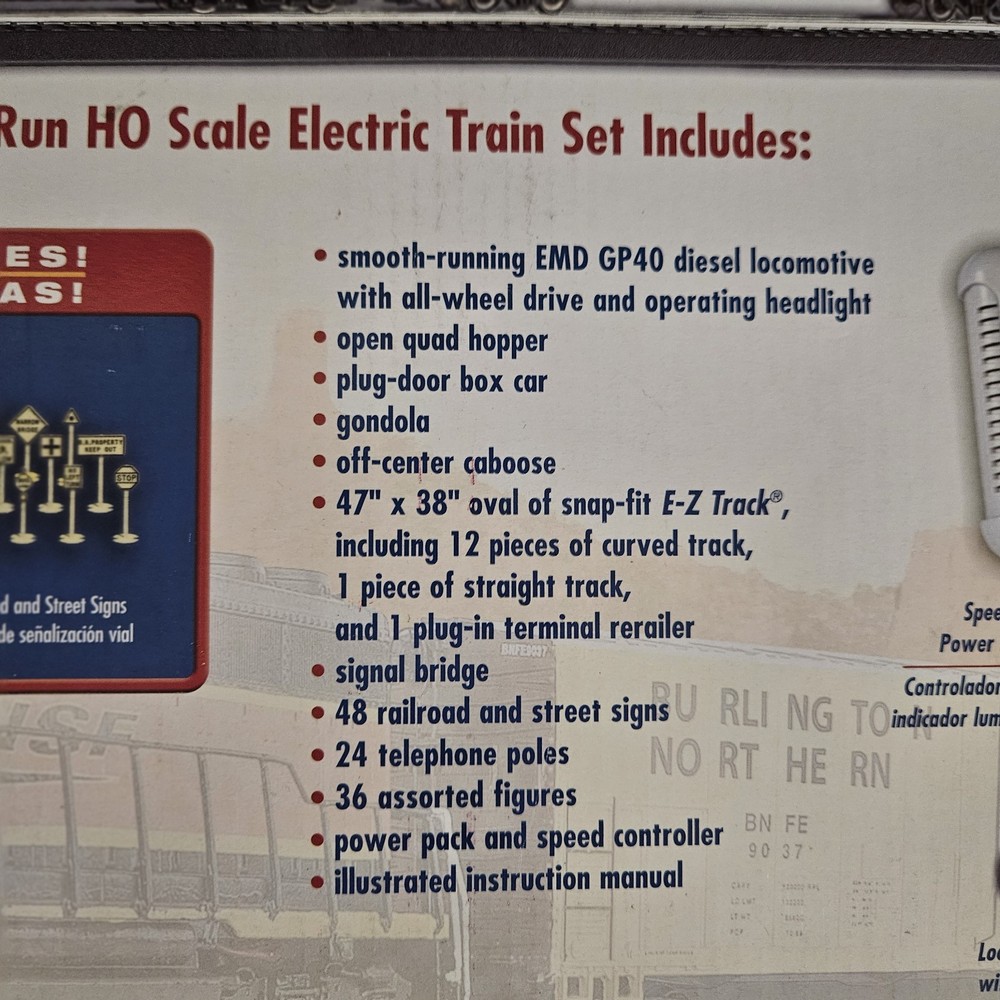 Bachmann Rail Chief HO Scale Train Set -WORKING Read Full Description at Bottom