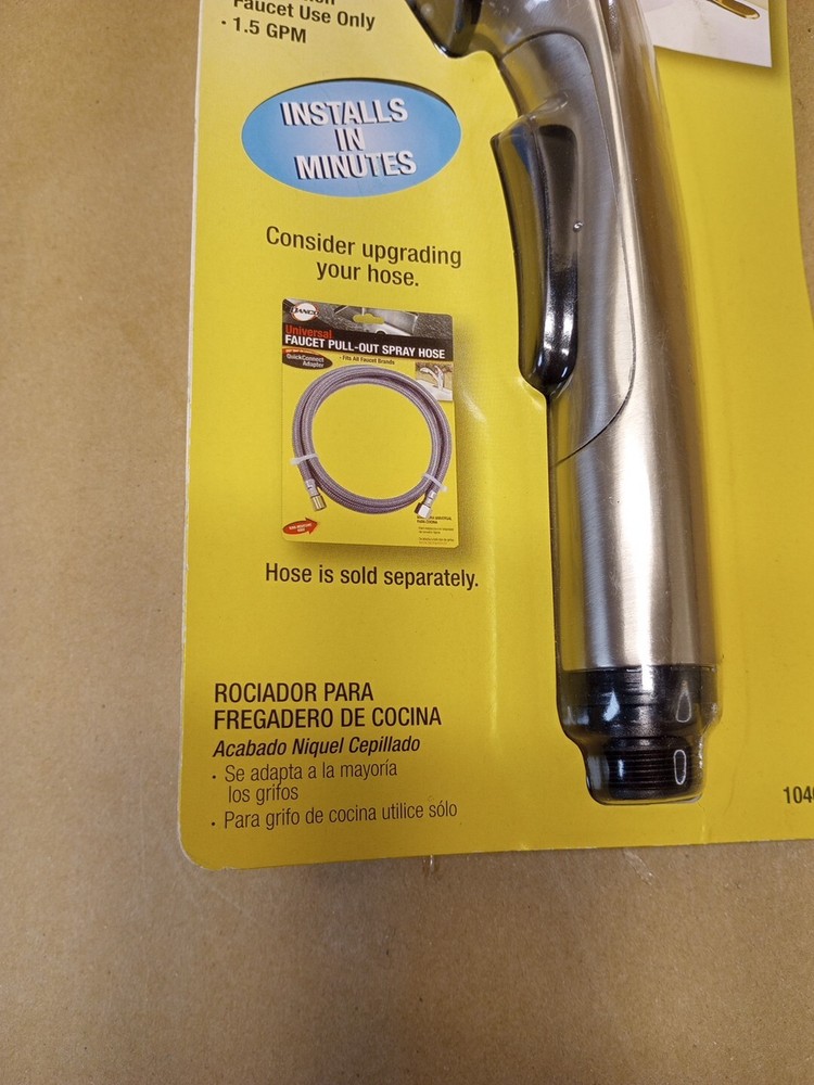 Danco 10409 Pullout Kitchen Spray Head, Brushed Nickel