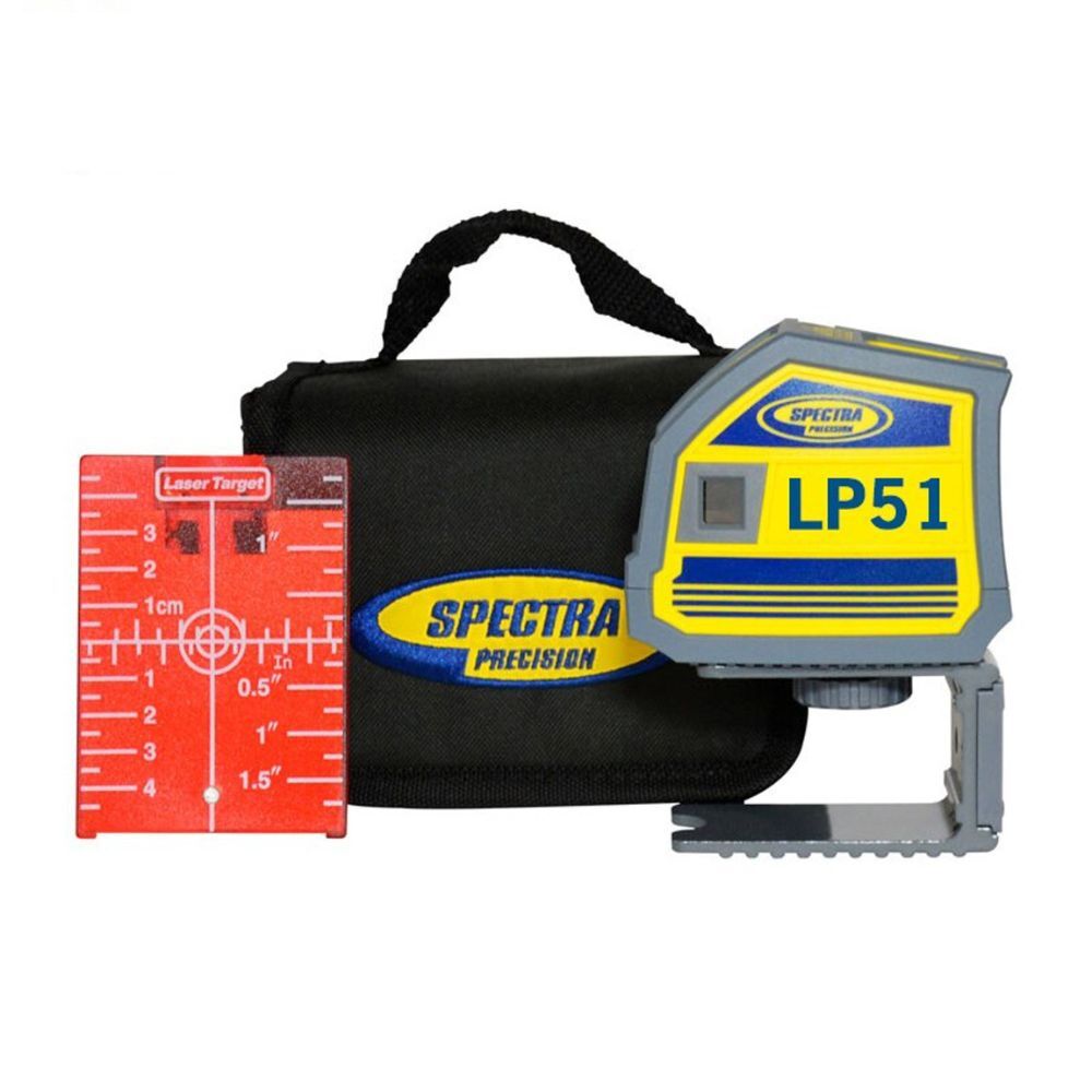 Trimble Navigation LP51 5-Beam Laser Pointer, 5 Red Points, 3/16" @ 50' Accuracy