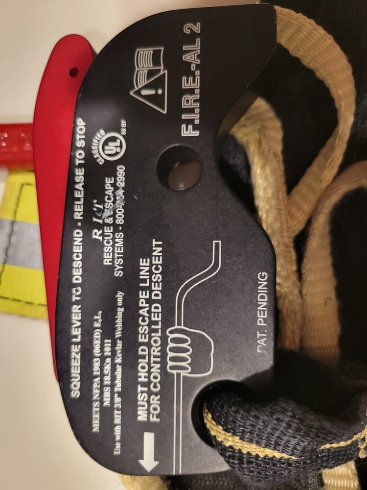 RIT Pocket Pack Firefighter Bailout System