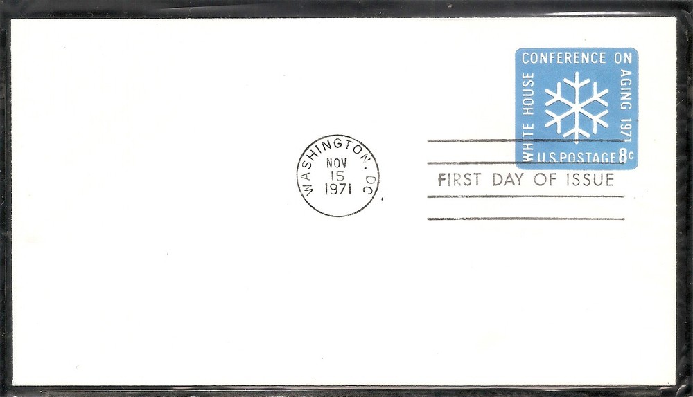 US SC # U564 Conference On Aging 1971 FDC. Ready For Cachet.