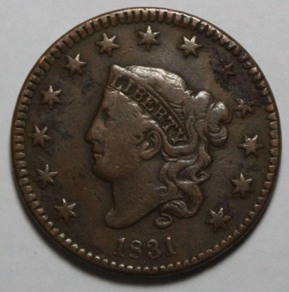 1831 Large Cent LW874