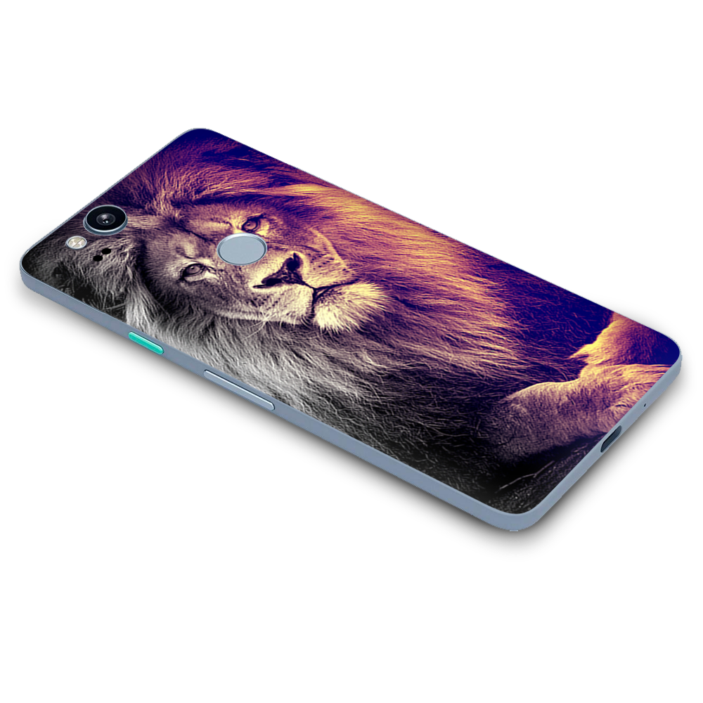 Google Pixel 2 Skins Decal Wrap Proud Lion