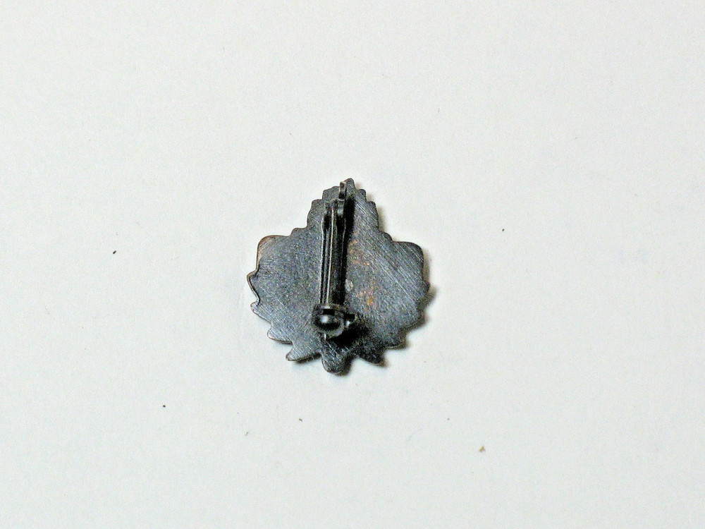 Vintage Bronze Tone Honor Student Lapel Hat Pinback