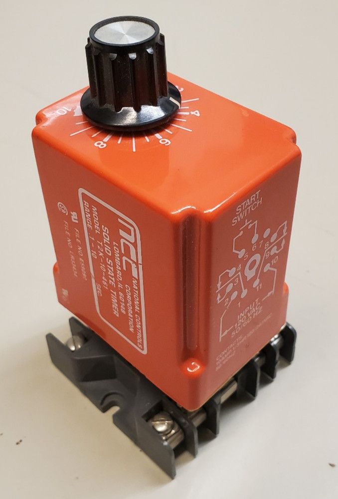 NCC T2K-10-461 Solid State Timer 0.1-10 Seconds