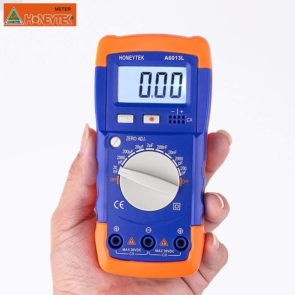 Honeytek A6013L Capacitor Tester Black