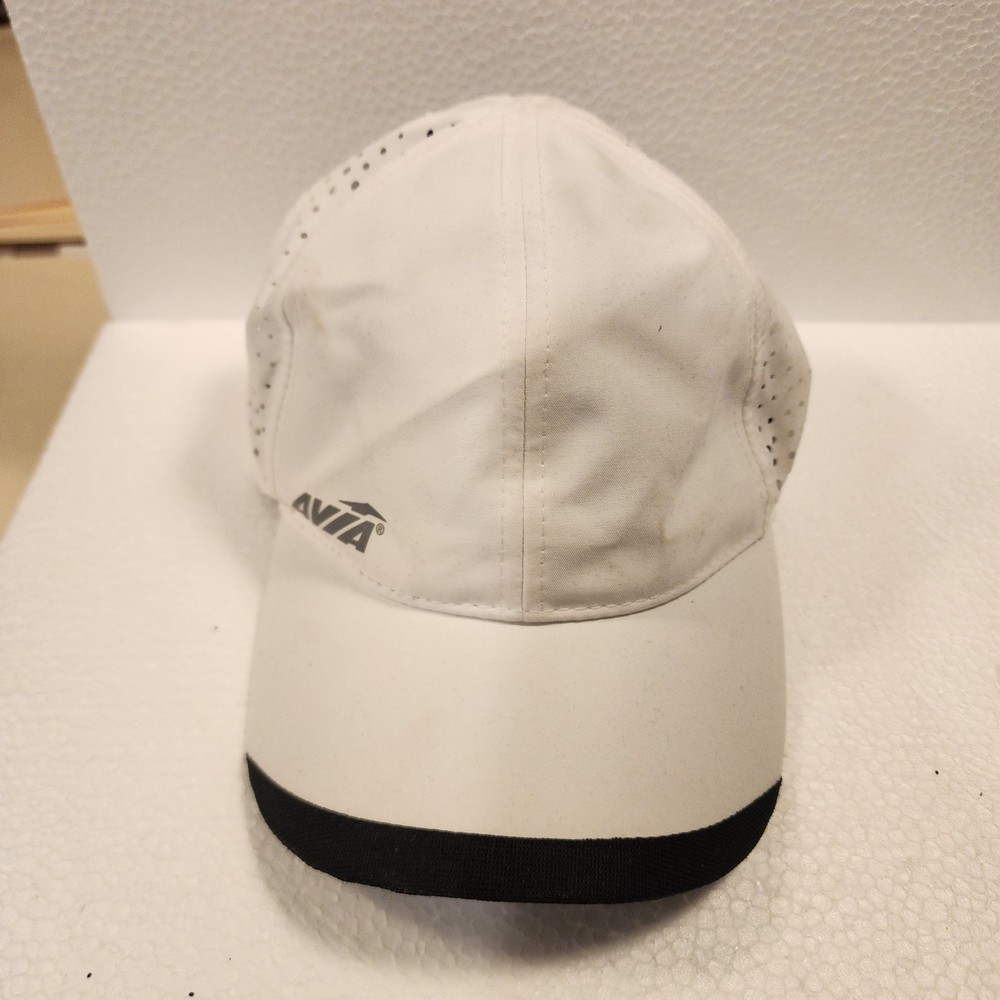 White Hat Adjustable Breathable Baseball Cap Polyester for Gym & Running